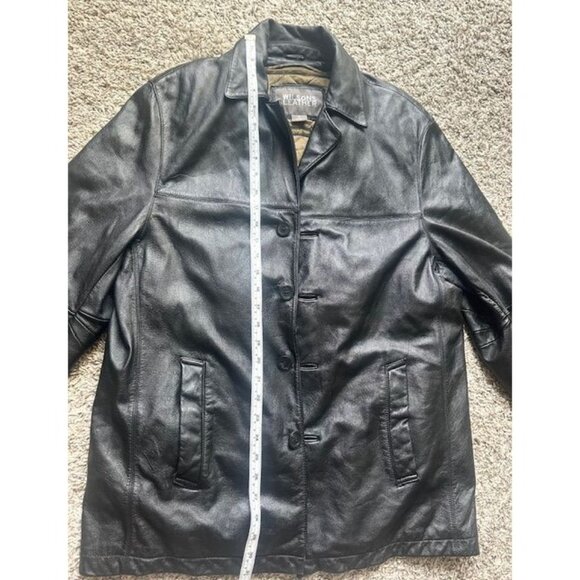 Wilsons Leather Y2K Men Polished Thinsulate Outerwear Quilted Lining Jacket S - Picture 10 of 11